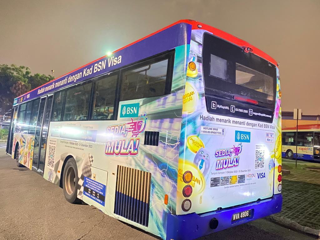 Rapidkl Bus Wrap side back BSN