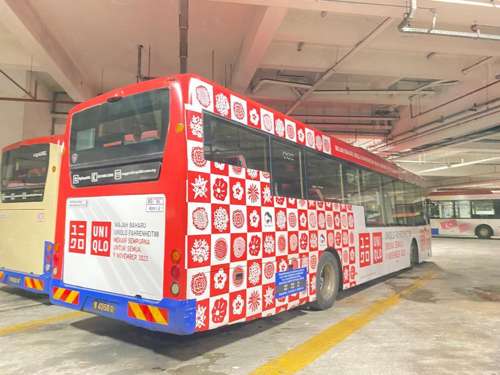 Uniqlo Bus wrap back right